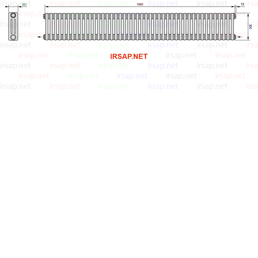 Радиатор IRSAP Tesi 30300/44 T08 CL 01